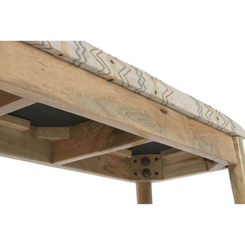 Bench Home ESPRIT Beige Multicolour Mango wood 113 X 35 X 45 CM